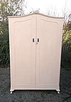 old painted wardrobe